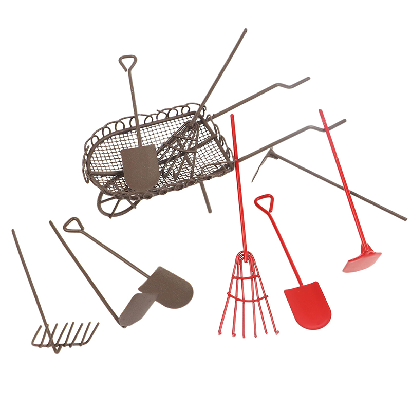 Gardening Tools Shop - 1/12 Dollhouse Simulation Garden Tools Kit