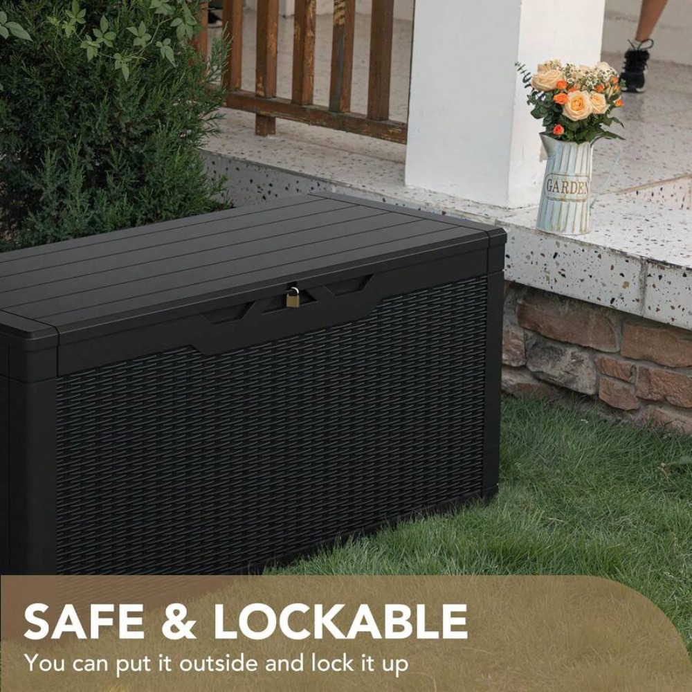 Large Lockable Outdoor Storage - Gardening Tools Plastic review and price