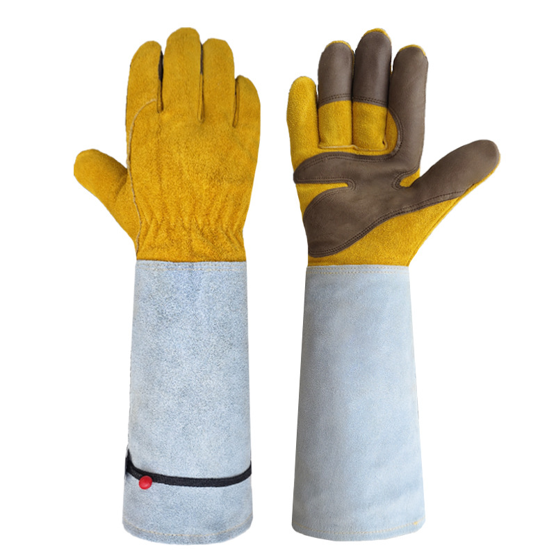 Cowhide Long Tube Garden Glove - Garden Gloves Thorn Proof review and price