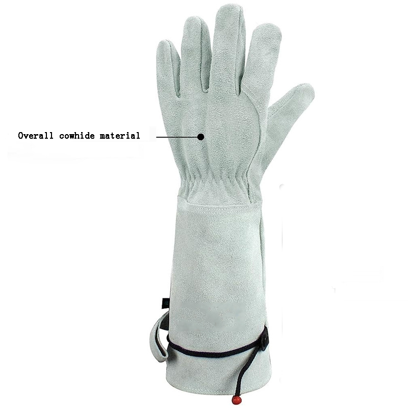 Cowhide Long Tube Garden Glove - Garden Gloves Thorn Proof review and price