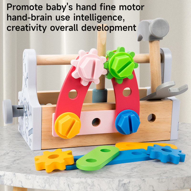 Children Toolbox Wooden Toys D - Gardening Tools Toddler review and price