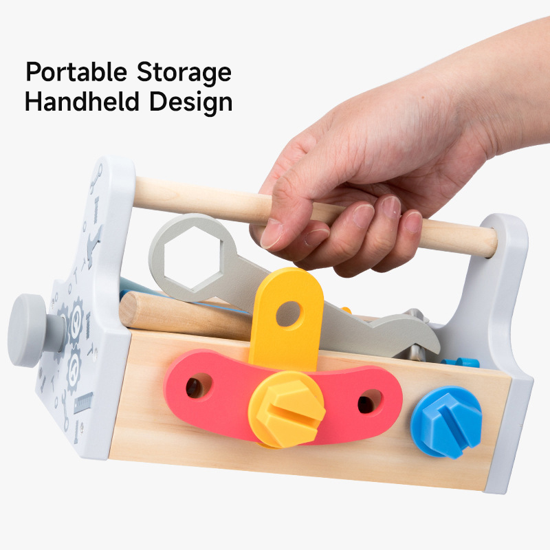 Children Toolbox Wooden Toys D - Gardening Tools Toddler review and price