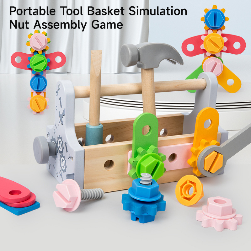 Children Toolbox Wooden Toys D - Gardening Tools Toddler review and price