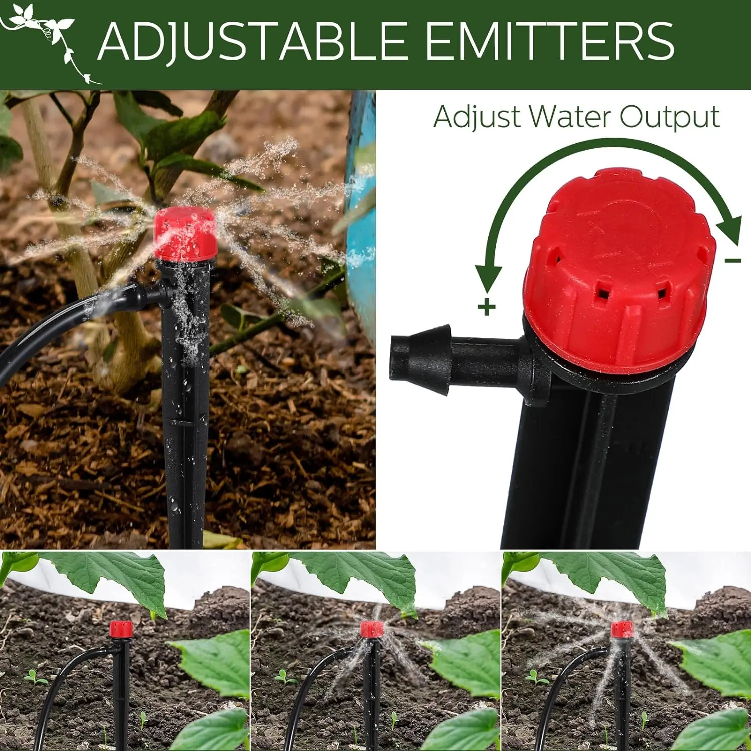 Drip Emitters for 1/4' Drip Ir - Root Watering Spike review and price