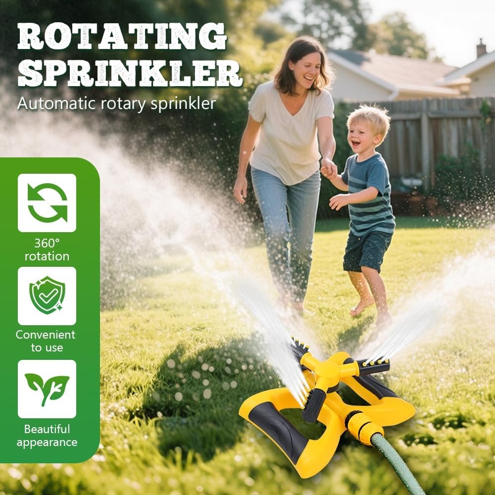 360-Degree Automatic Rotating  - Gardening Tools Plastic review and price