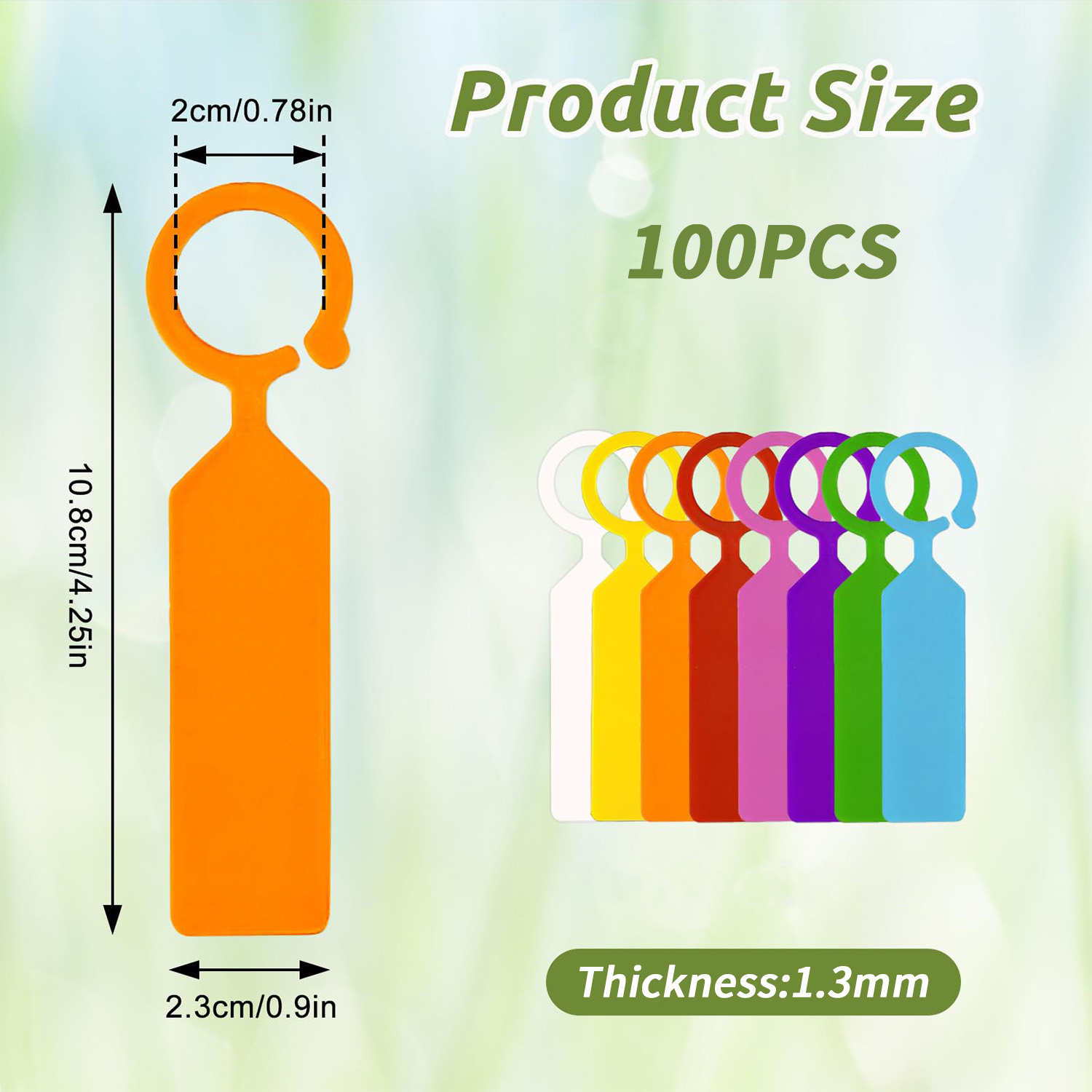 100PCS 10.7x2.3CM Plastic Gard - Plant Label Tags review and price